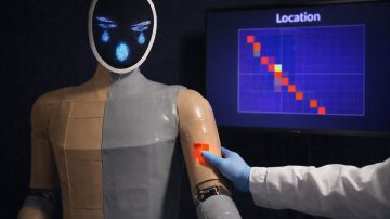 Robotlar için acı ve hasarı algılayabilen yapay deri geliştirildi