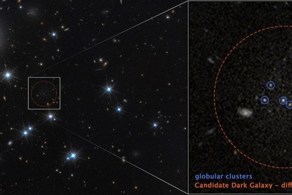 %99’u kara unsurdan oluşan, kainatın en karanlık galaksilerden biri keşfedildi