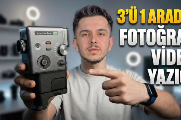 Instax’dan Yeni 3’ü 1 Ortada Kamera! Küçük Evo Cinema!