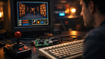 Kusursuz DOS oyun bilgisayarı sandığınız üzere bir 486 değil, Raspberry Pi!