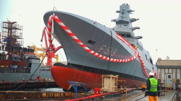 MİLGEM Projesi’nin 9’uncu gemisi “Akdeniz” denize indirildi