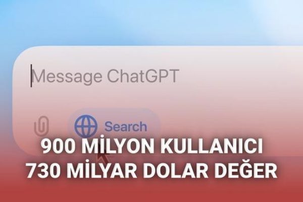 ChatGPT, Haftalık 900 Milyon Kullanıcıya Ulaştı